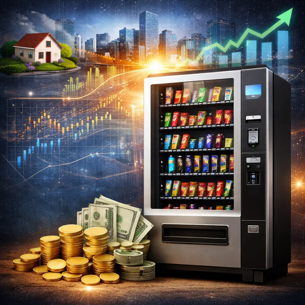 passive income with vending